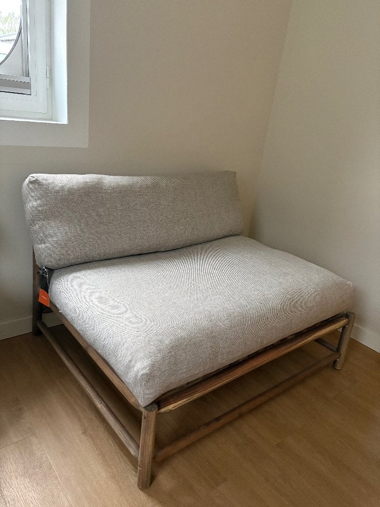 Sari loungebank–Naturel–FSC Acacia hout–Nieuw, Ophalen, Nieuw, Hout