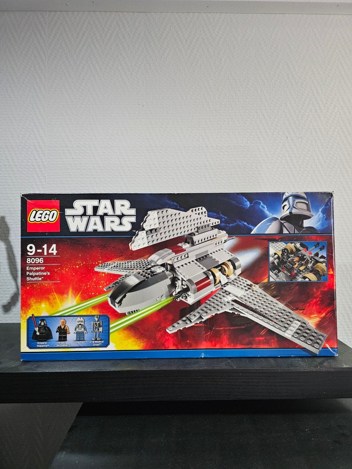 Lego Star Wars 8096 Emperor Palpatine's Shuttle, Kinderen en Baby's, Speelgoed | Duplo en Lego, Gebruikt, Star Wars, Lego, Ophalen of Verzenden