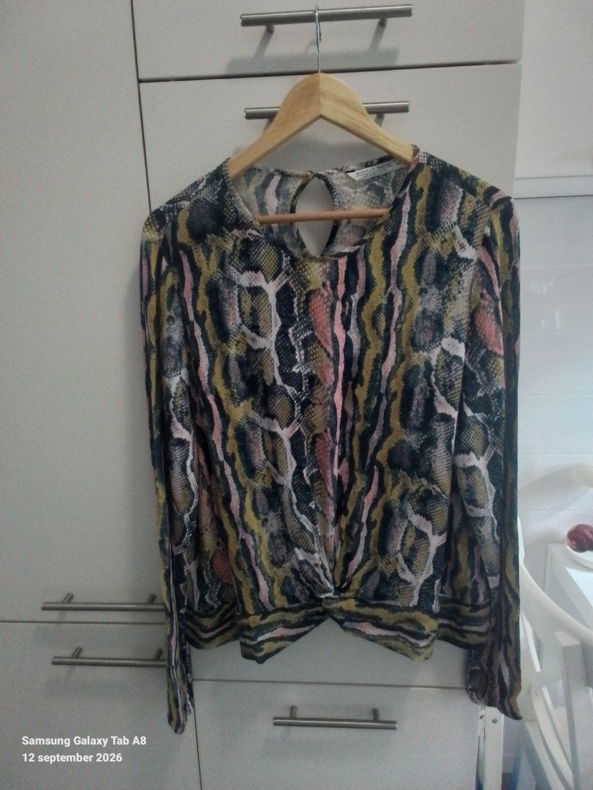 mooie blouse merk SUMMUM WOMAN, Ophalen of Verzenden, Nieuw, Maat 42/44 (L), Overige kleuren