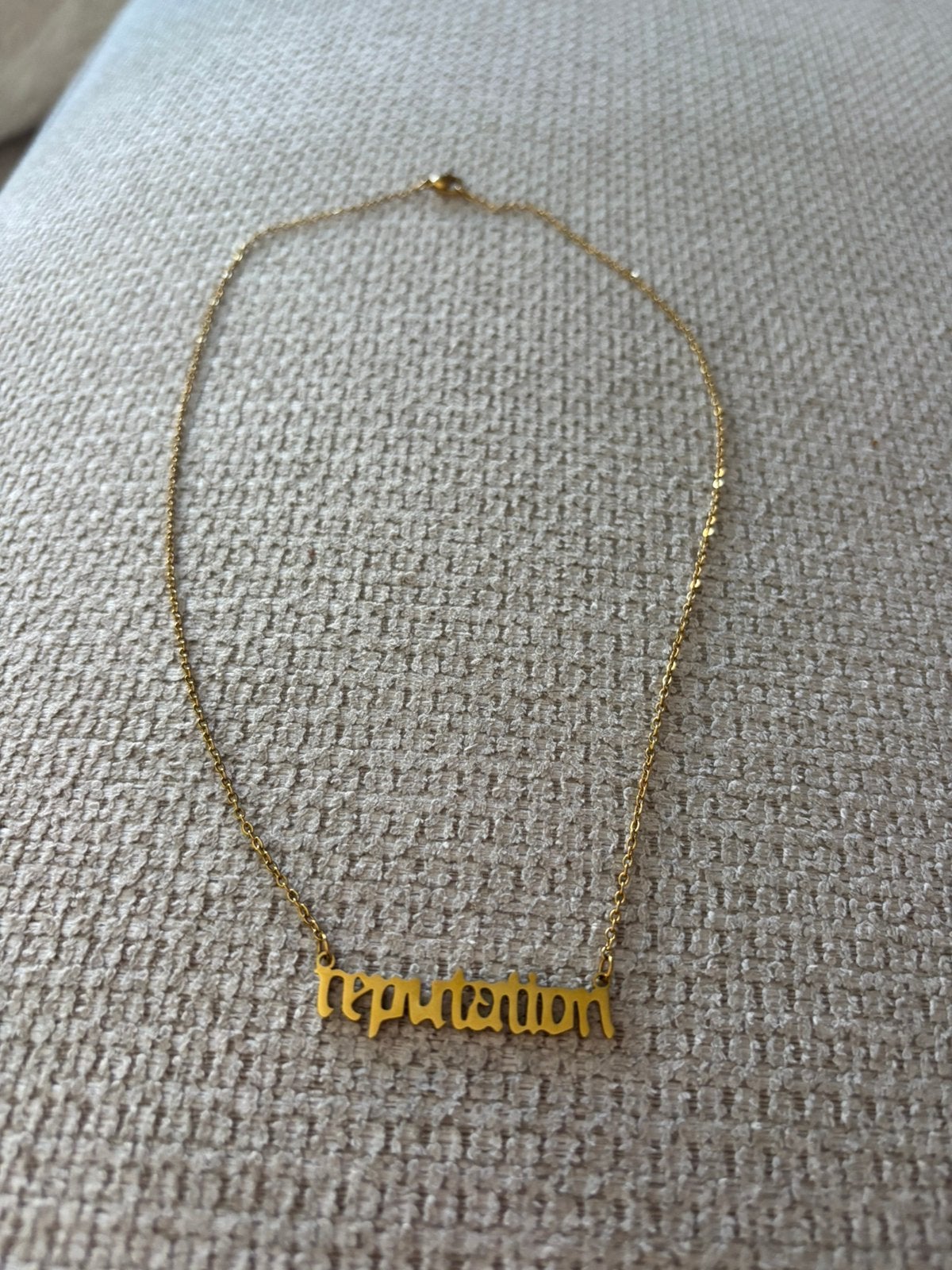Taylor Swift Reputation ketting, Ophalen of Verzenden, Nieuw, Overige materialen
