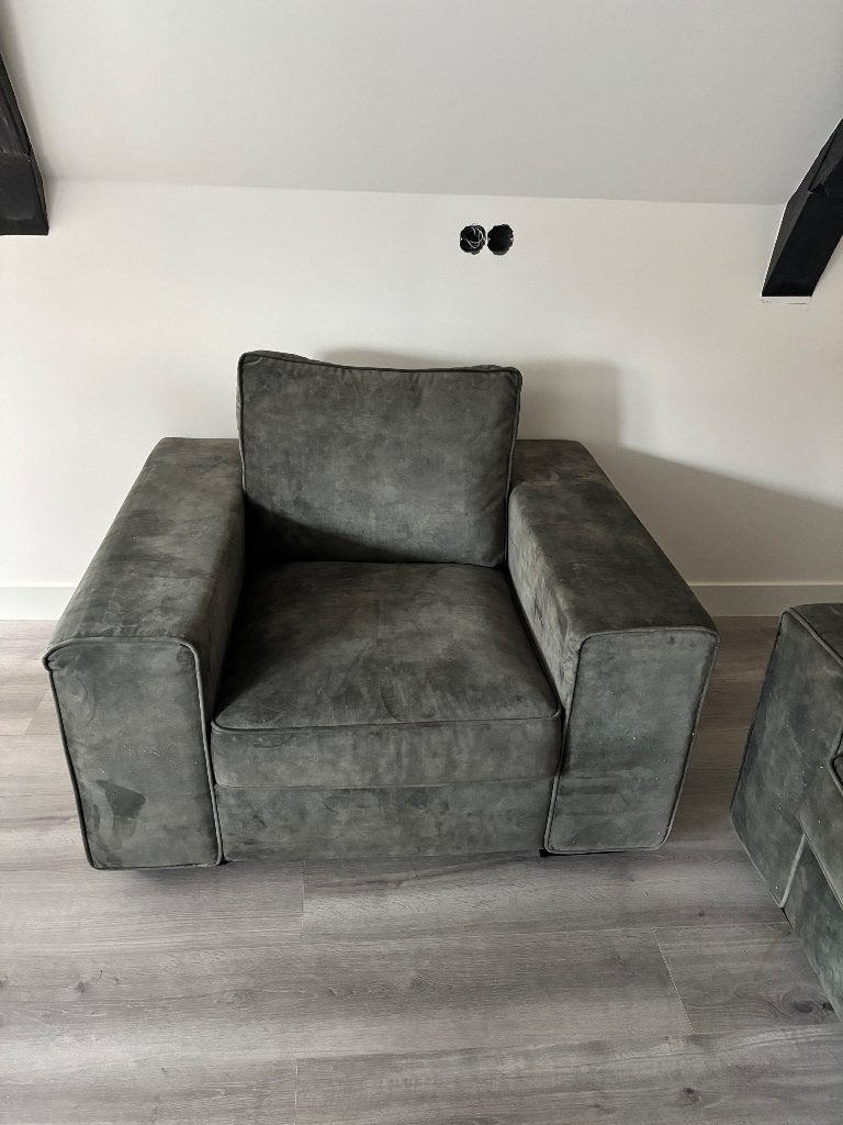 2 stoelen urban sofa, Ophalen, Gebruikt, 75 tot 100 cm, Stof
