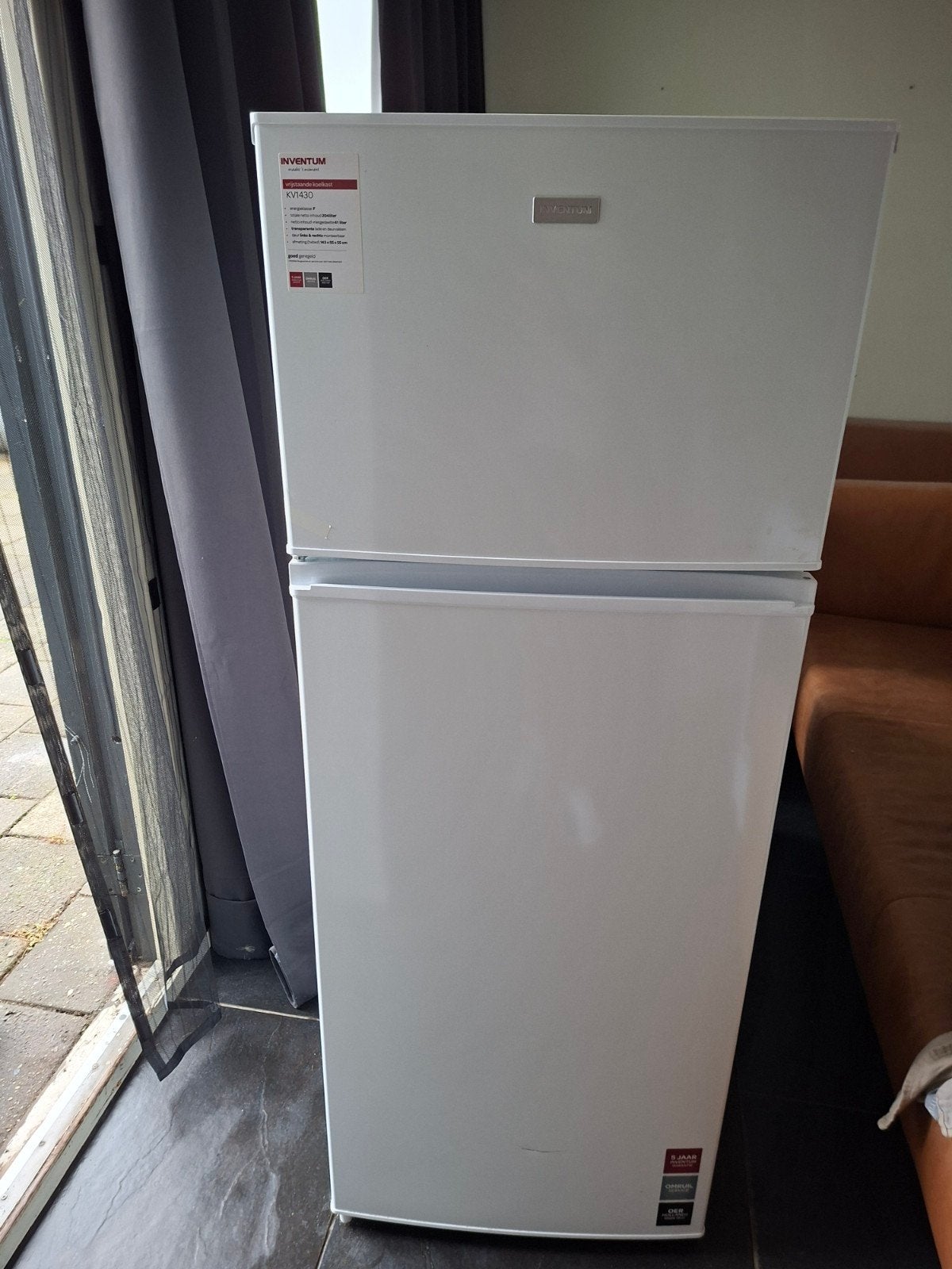 super nette koelvries combinatie merk inventum, Ophalen, Zo goed als nieuw, Minder dan 60 cm