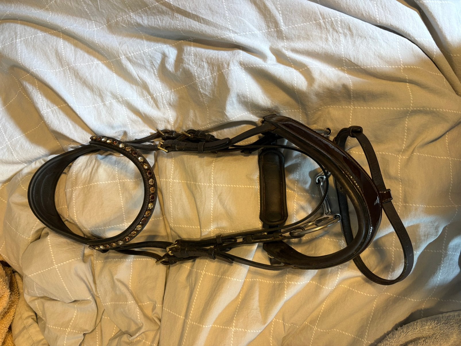 Hoofdstel Bridle2fit bruin, Bruin, Recreatie, Ophalen of Verzenden, Full