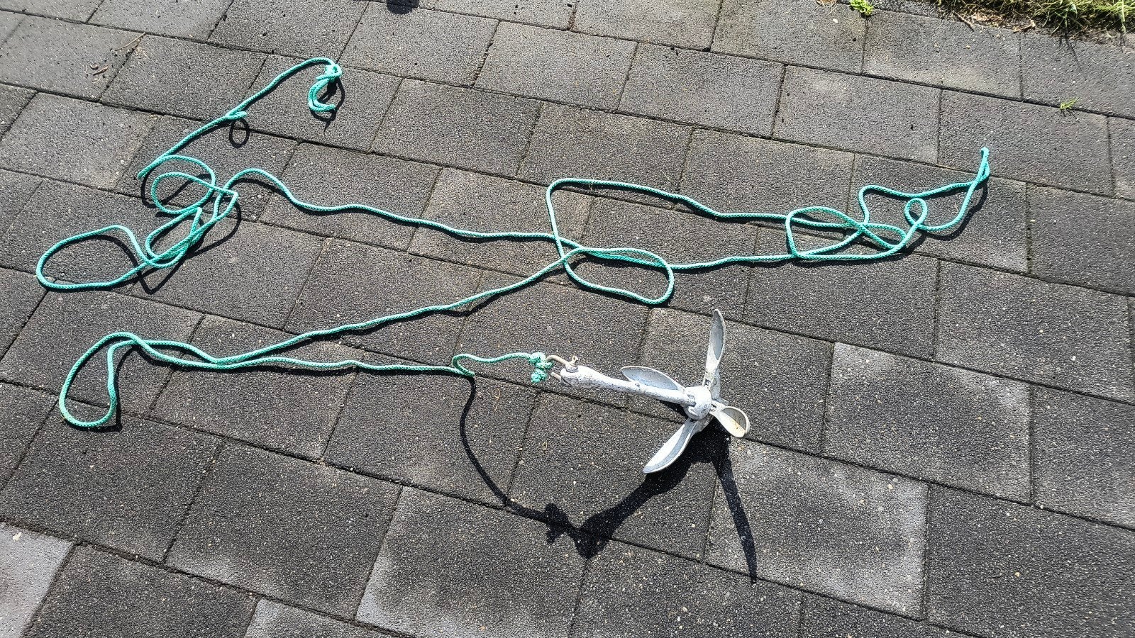 paraplu anker inklapbaar met lijn, Ophalen of Verzenden