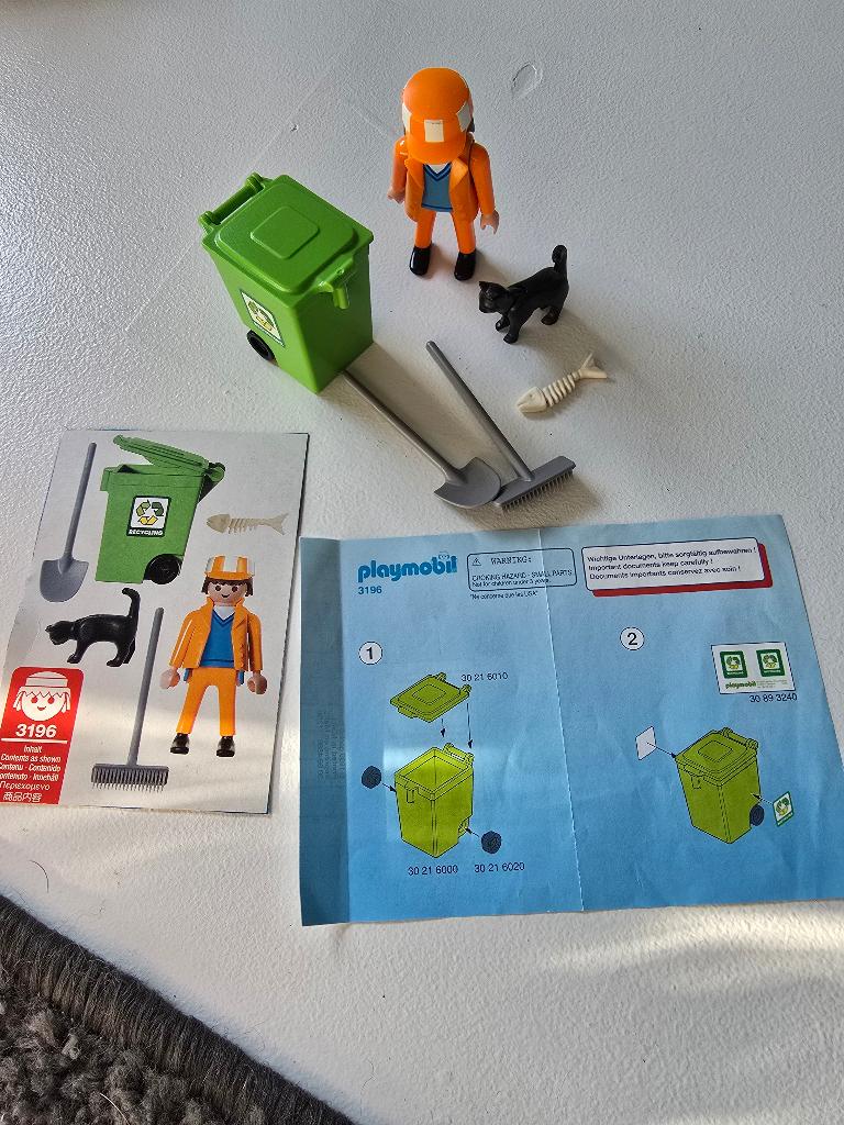 Playmobil trash collector 3196, Ophalen of Verzenden, Zo goed als nieuw
