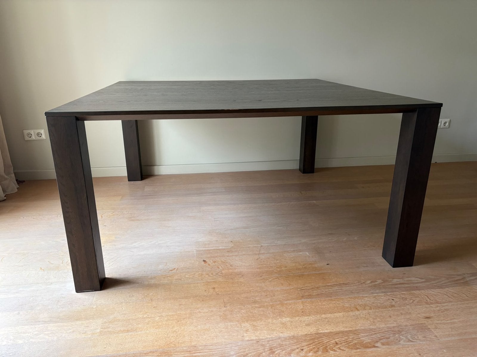 Art of Living Joop van Arnhem Eiken Eetkamer tafel Donker, Huis en Inrichting, Ophalen, 150 tot 200 cm, Zo goed als nieuw, Vijf personen of meer