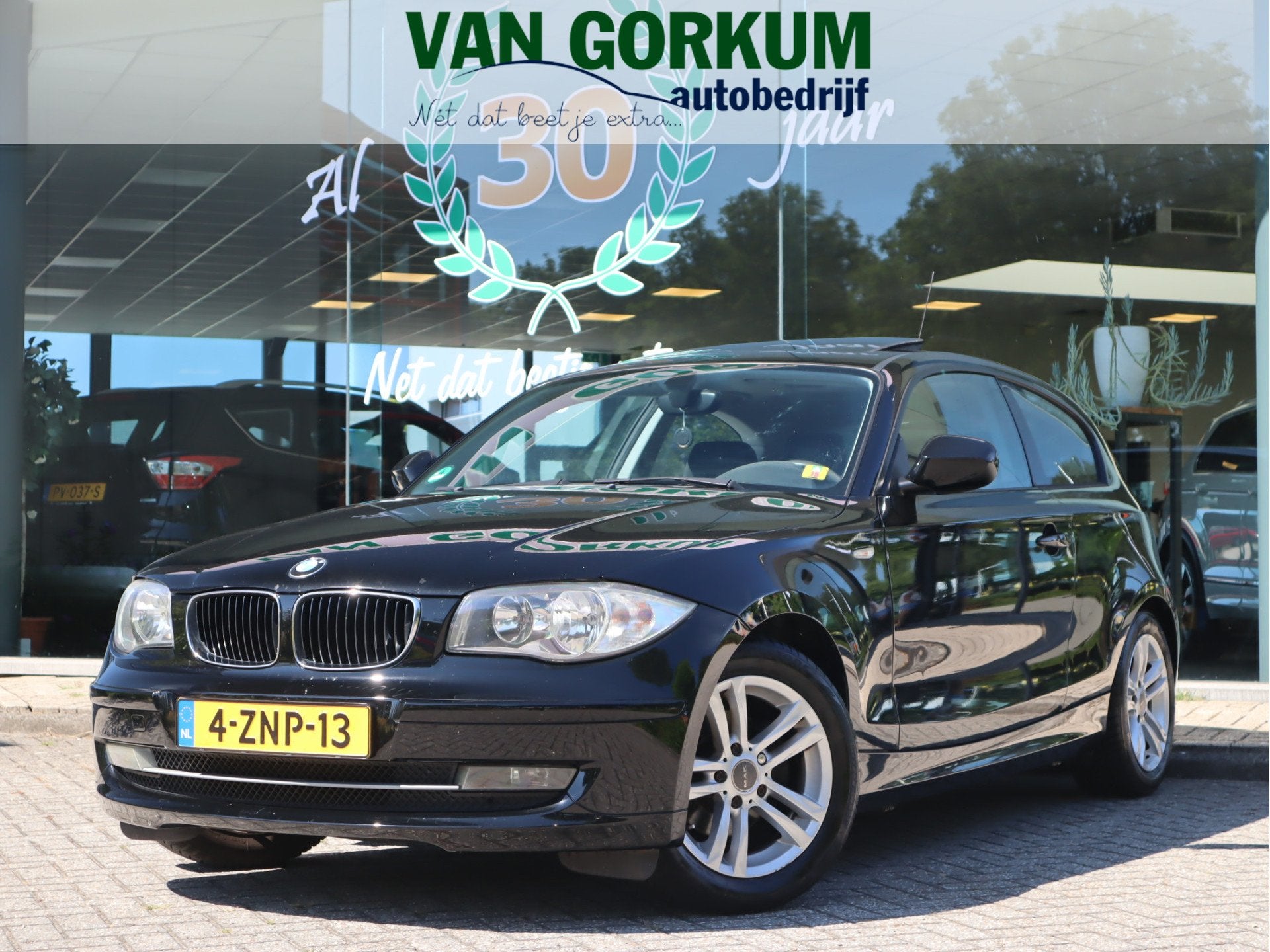 BMW 1-serie 116i Business Line Airco / Schuif/kanteldak / Lm, Auto's, 1-Serie, Euro 5, Zwart, 4 cilinders