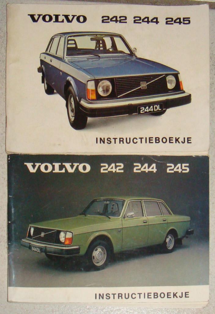 Volvo 242 , 244, 245 instructieboekje, Ophalen of Verzenden