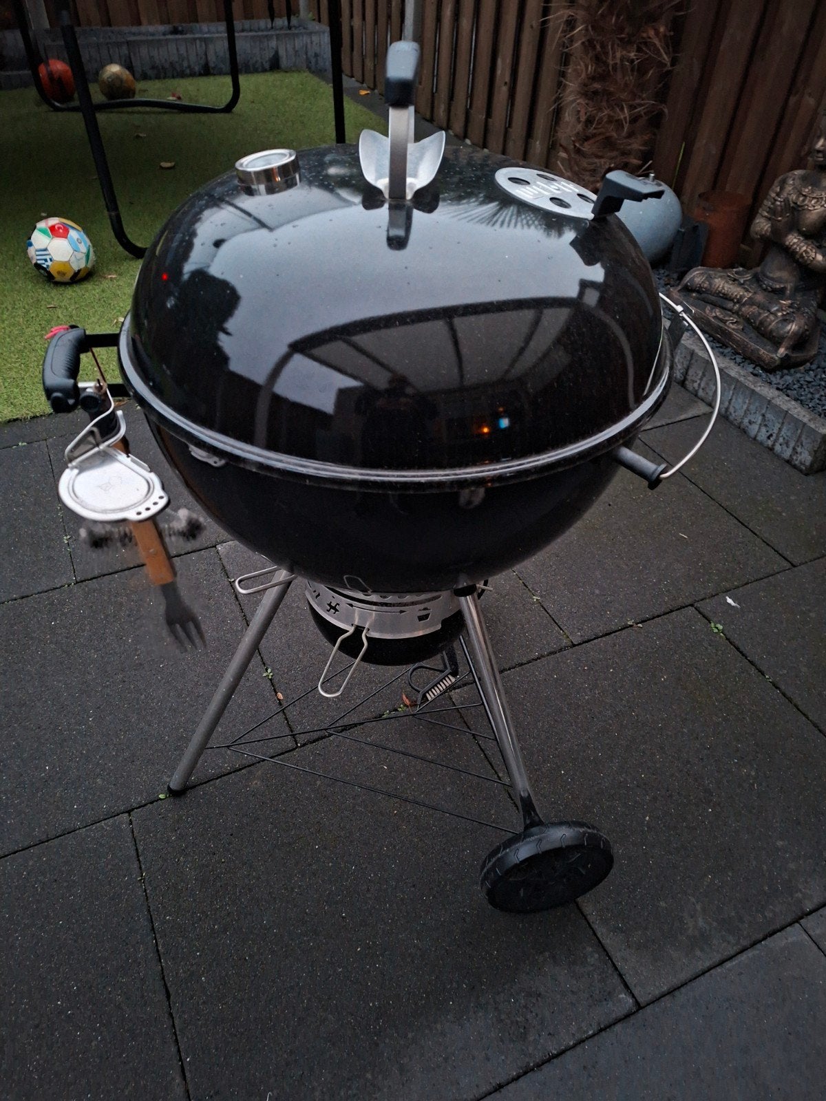 weber 57cm master-touch gbs e 5750, Tuin en Terras, Ophalen, Zo goed als nieuw, Weber Mastertouch, Met accessoires
