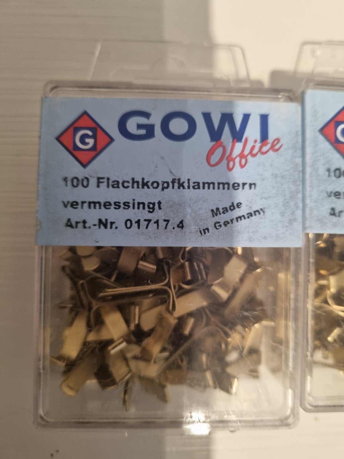GOWI Office Flachkopfklammern (brads)- 300 stuks, Ophalen of Verzenden
