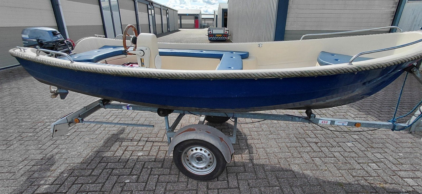 Sloep Corsiva Family 430 + Yamaha 8 pk 4 takt + boot trailer, Watersport en Boten, Ophalen, Kabelaring, Corsiva, Overige typen