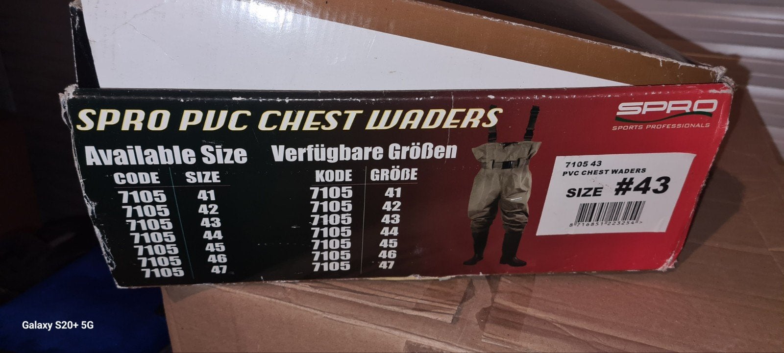SPRO PVC Borstwaadpak - Maat 43, Ophalen of Verzenden, Zo goed als nieuw, Kleding