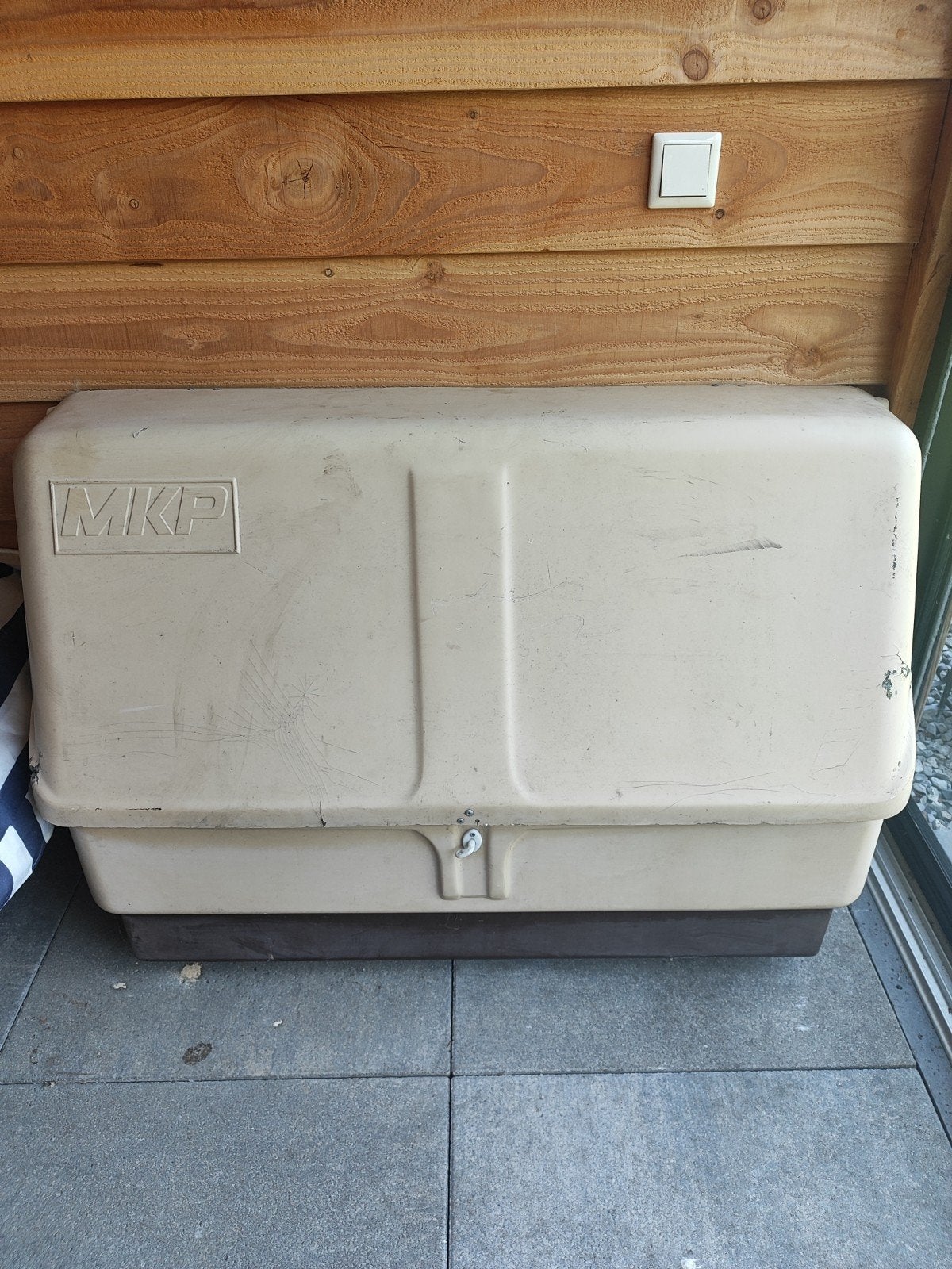 Deense MKP Polyester Disselbak voor Caravan of Aanhanger, Ophalen, Gebruikt