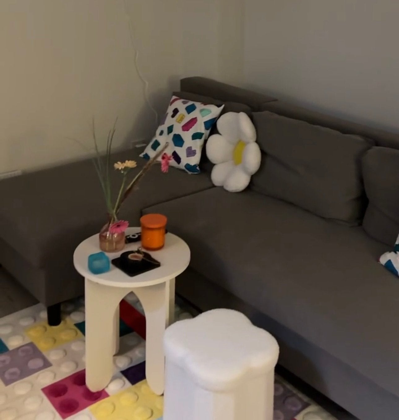 IKEA ÄLVDALEN slaapbank - lichtgrijs, Ophalen, Gebruikt, Stof, Slaapbank