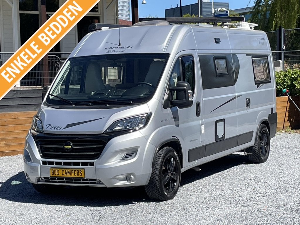 Karmann 600 EB Enkele Bedden 5.95 Mtr-- EURO 6, Caravans en Kamperen, Campers, Buscamper of Camperbus, Karmann, Fiat, 5 tot 6 meter