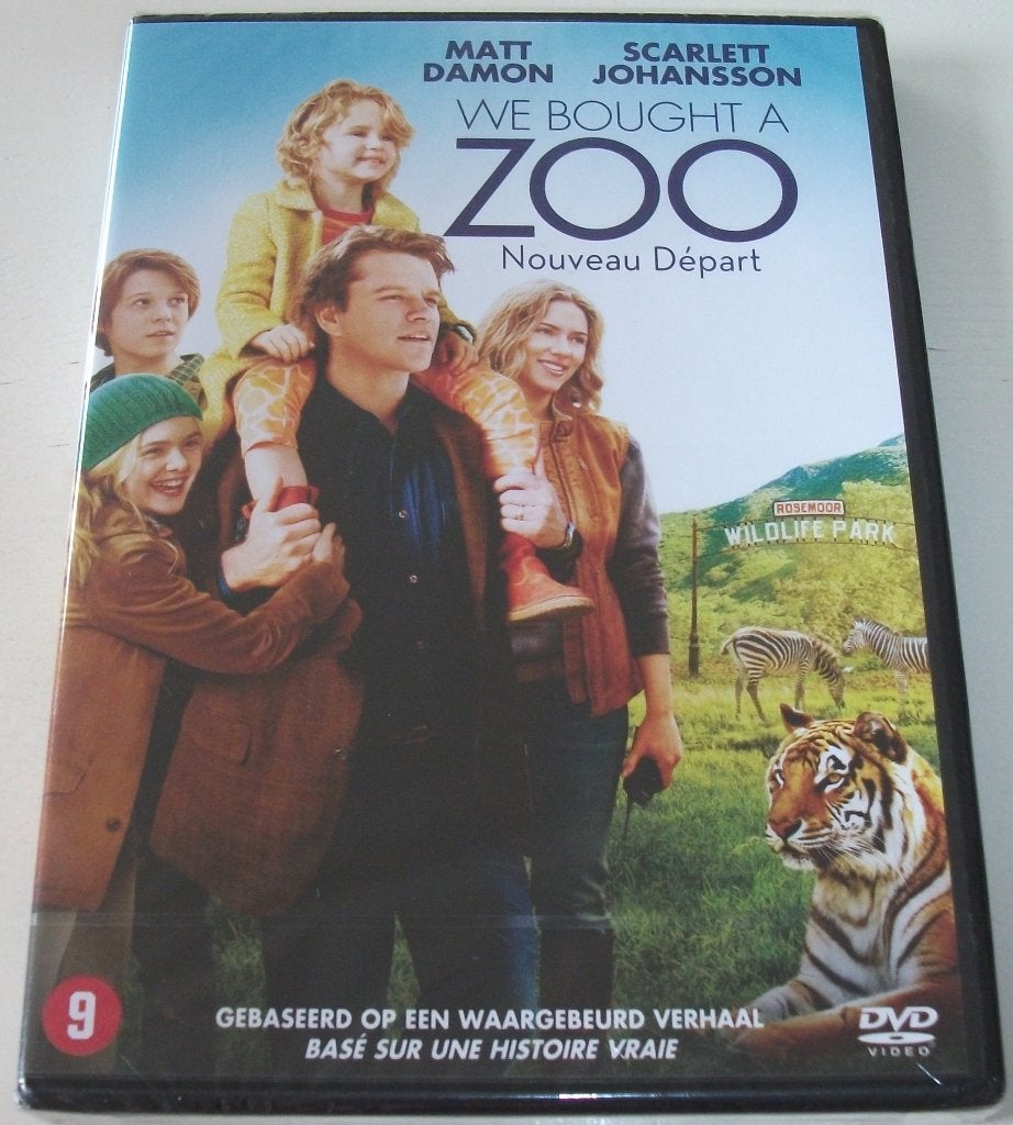 Dvd *** WE BOUGHT A ZOO *** Waargebeurd verhaal *NIEUW*, Cd's en Dvd's, Vanaf 9 jaar, Ophalen of Verzenden, Nieuw in verpakking
