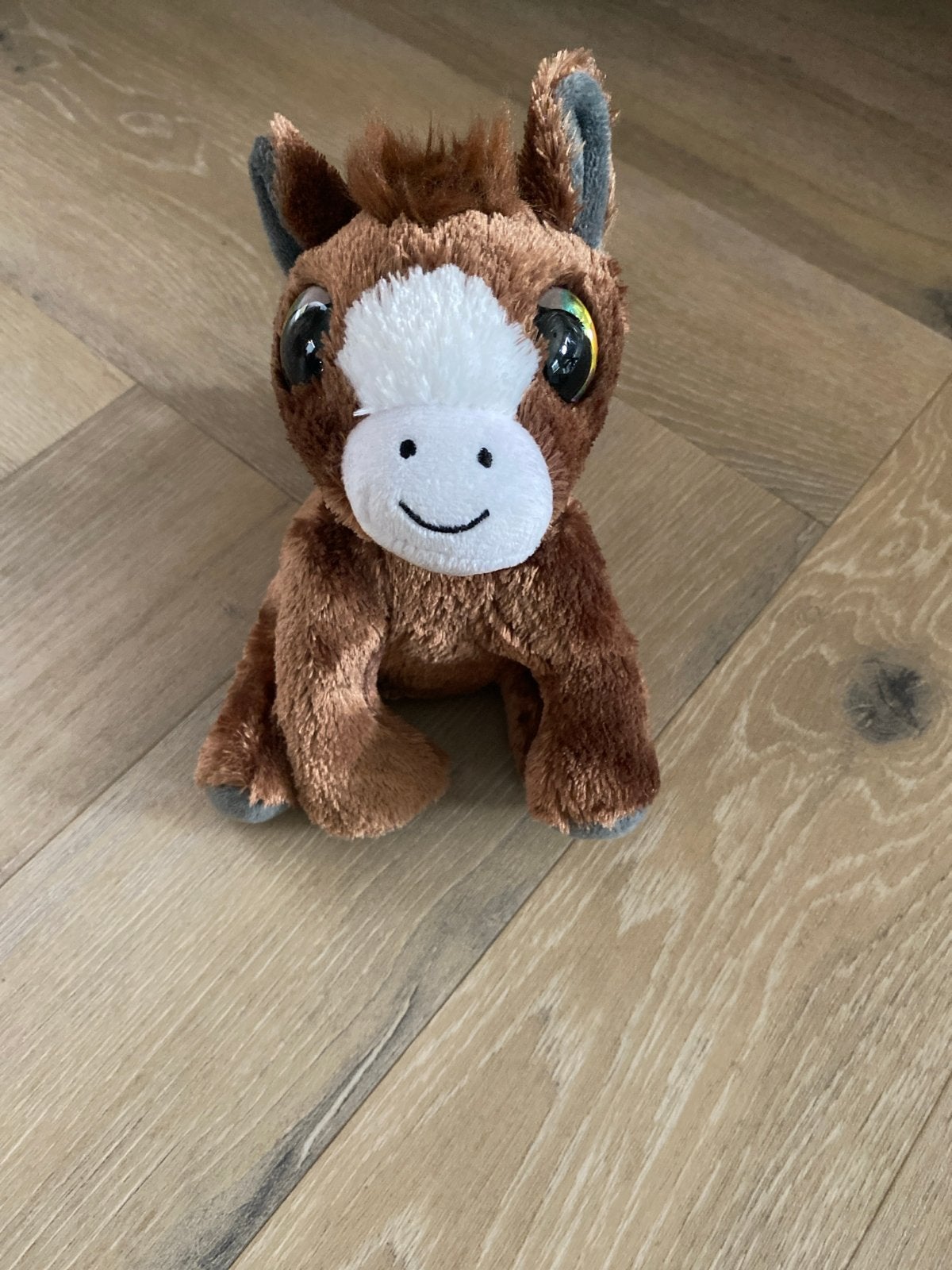 Lumo Stars Bruin Paard Knuffel - Zo goed als nieuw, Paard, Overige merken, Overige karakters, Ophalen of Verzenden