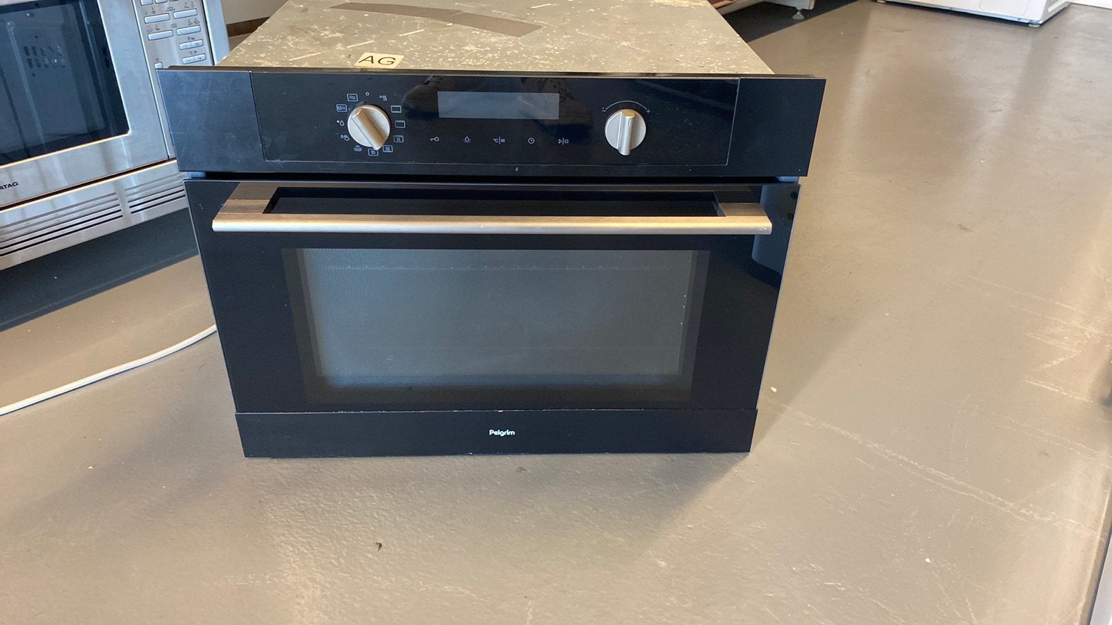 Gebruikte Pelgrim inbouw combi magnetron 45 cm, Ophalen, 45 tot 50 cm, Gebruikt, 60 cm of meer