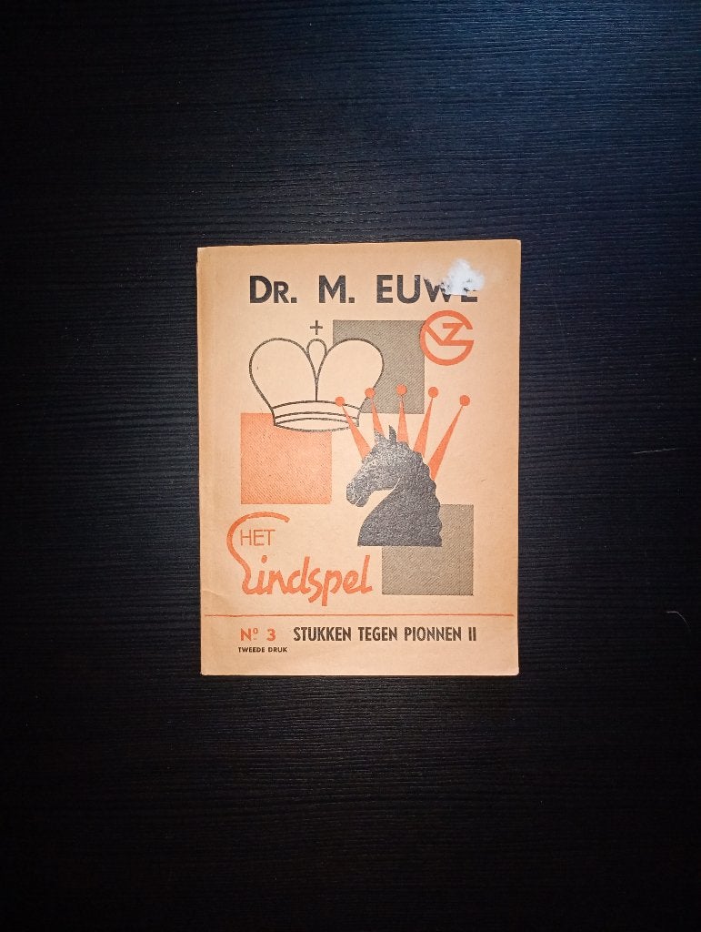 schaken Het Eindspel 3 wit, Ophalen of Verzenden, Minder dan 500 stukjes, Gebruikt, Schaken
