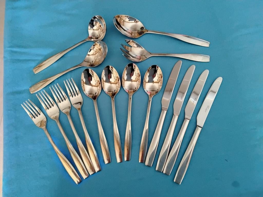 Bestek, vorkjes, lepeltjes, lepelrek., Ophalen, Rvs of Chroom