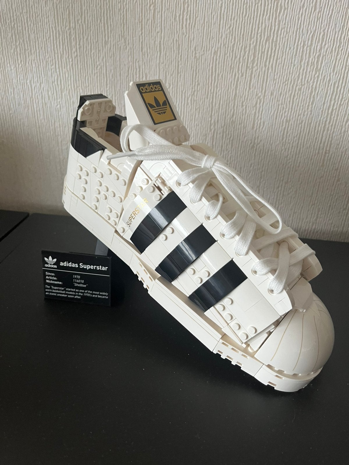 Lego Adidas Schoen - 10282 - compleet, netjes en gesorteerd, Kinderen en Baby's, Speelgoed | Duplo en Lego, Overige thema's, Lego
