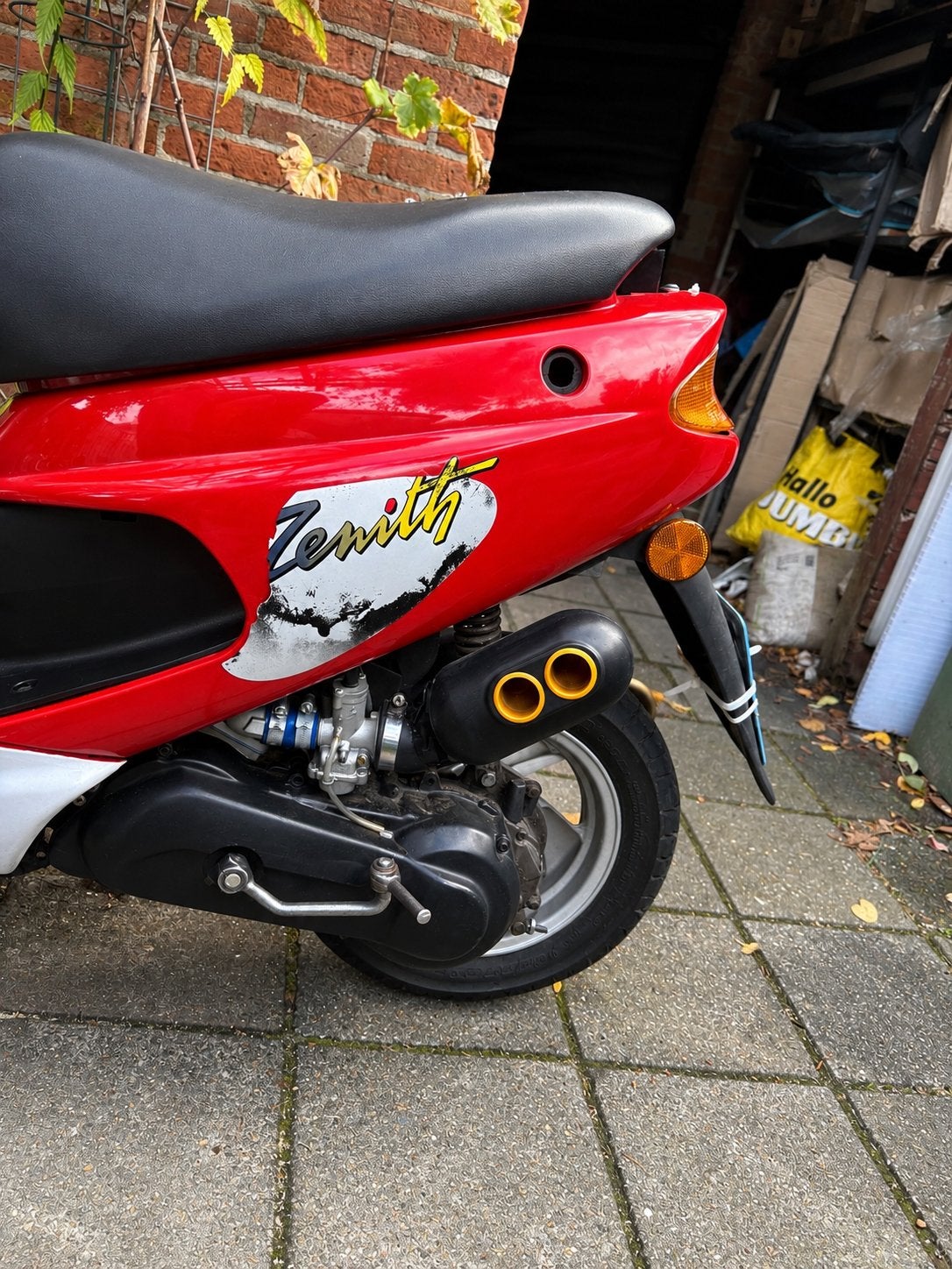 Zeer snellen en nette zenith 70cc 2 takt is ook teruil, Ophalen of Verzenden, Zo goed als nieuw, Tweetakt, Overige modellen