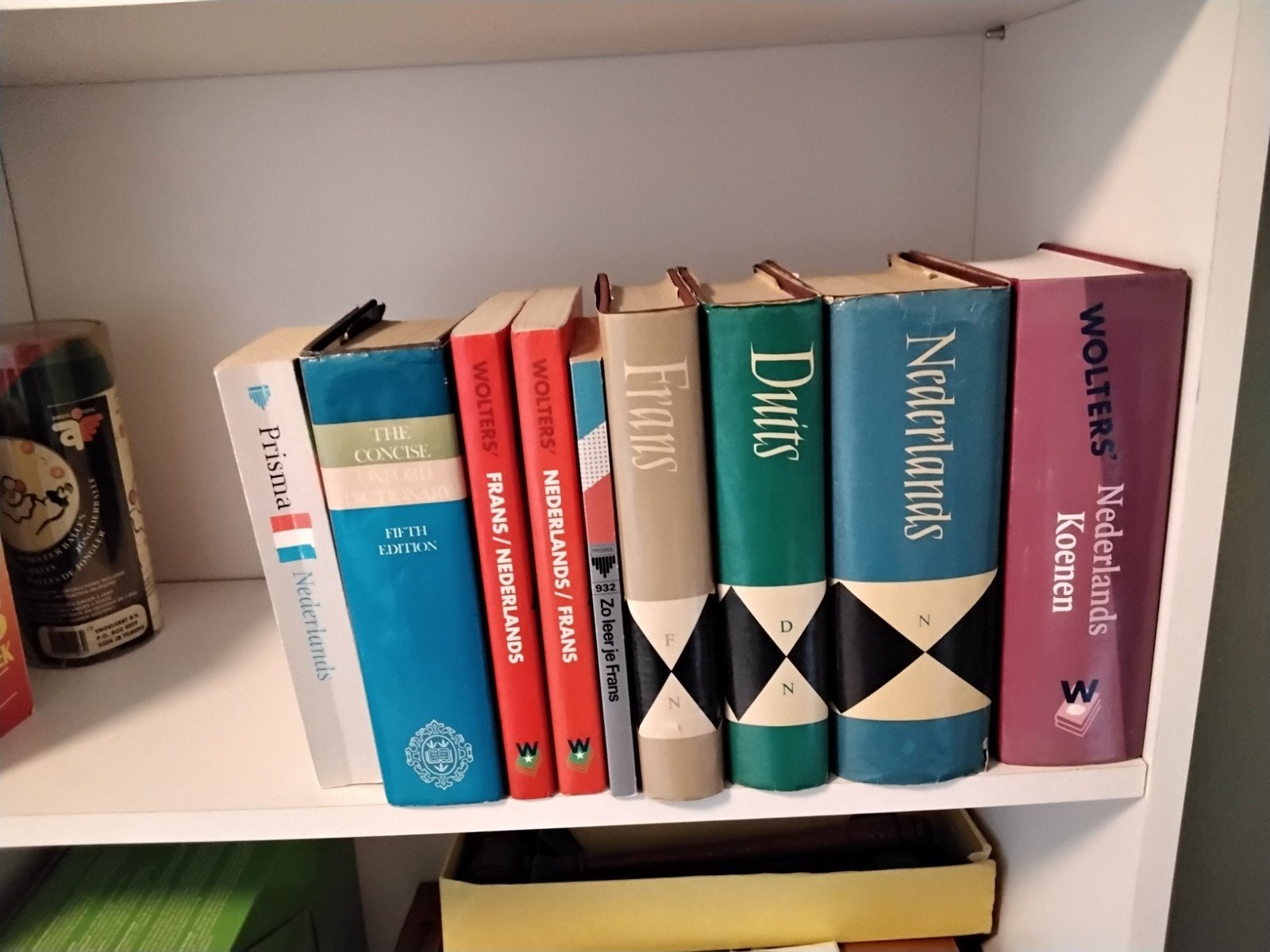 woordenboeken Spaans, Nederlands, Frans, Engels en Duits, Ophalen