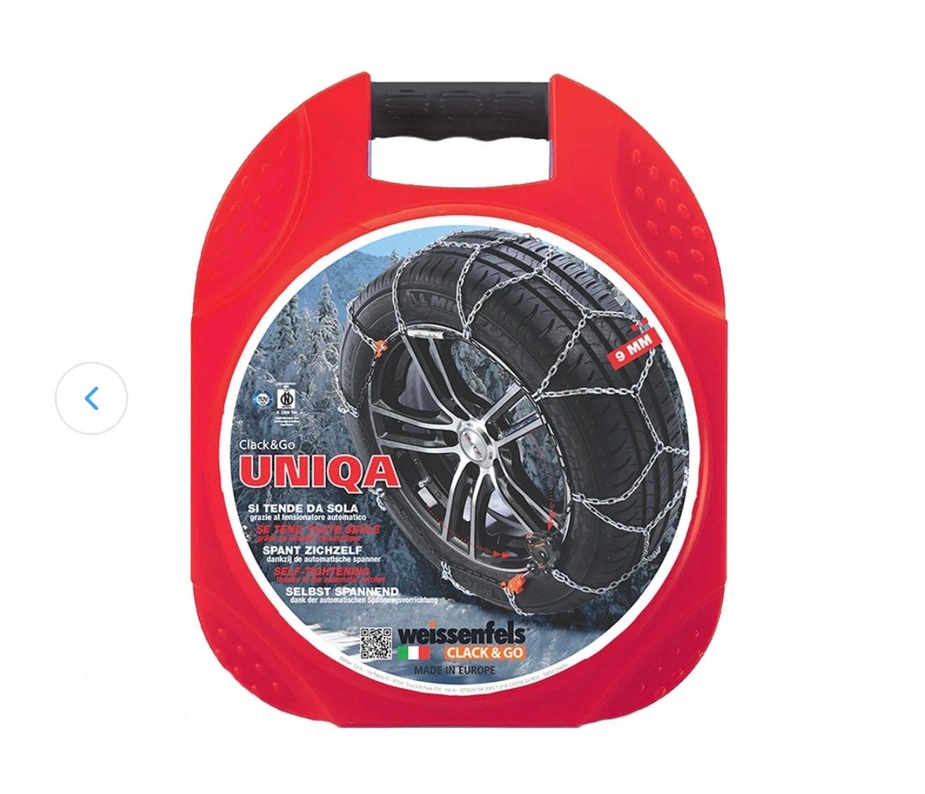 Weissenfels Clack&Go UNIQA 9mm Sneeuwkettingen Nieuw!!!!, Ophalen of Verzenden, Nieuw