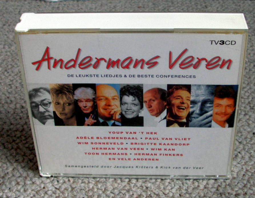 Andermans Veren de Leukste Liedjes En de Beste Conferences, Ophalen of Verzenden, Zo goed als nieuw
