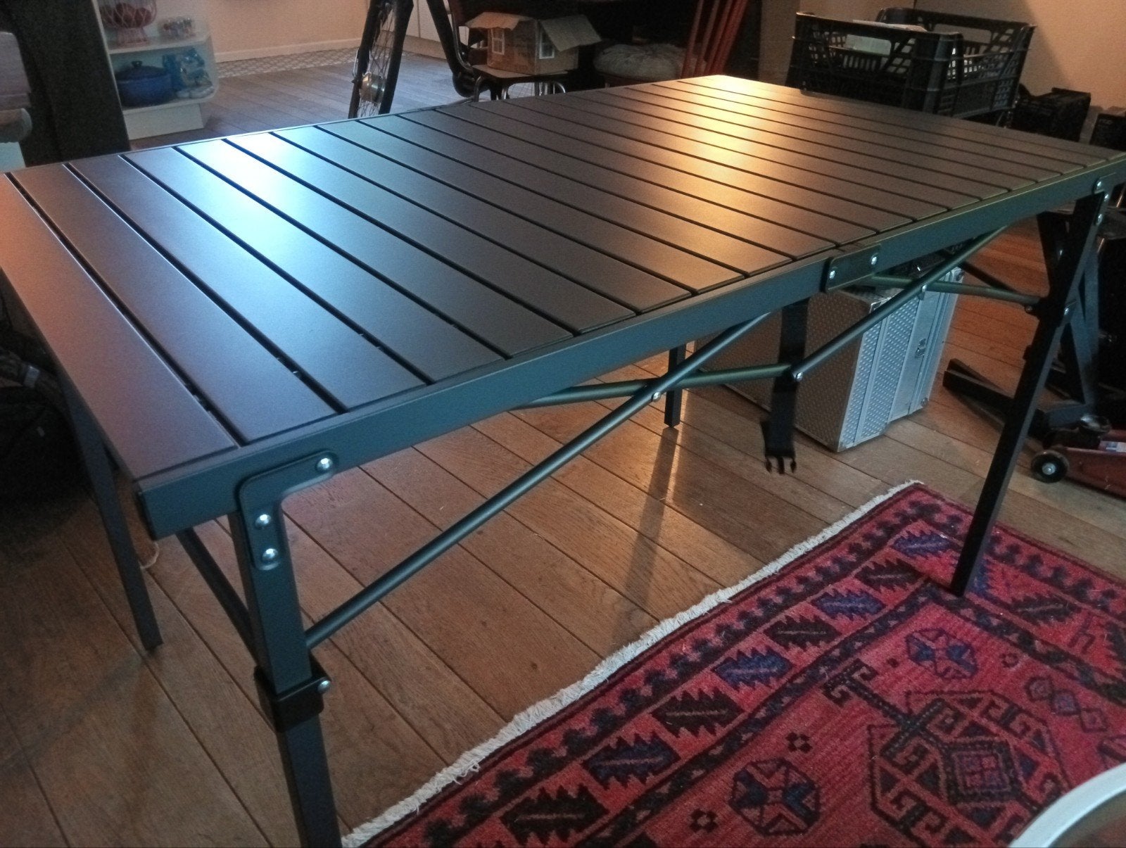 camping tafel van Karwei 130cm x 70cm nieuw nooit grbruikt, Caravans en Kamperen, Ophalen of Verzenden, Nieuw, Campingtafel