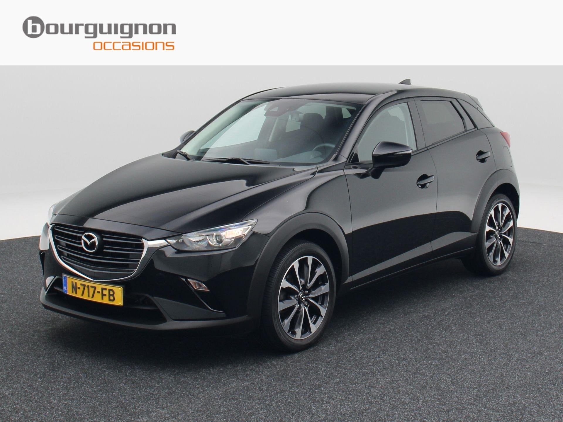 Mazda CX-3 2.0 SkyActiv-G 121 Sportive | Navigatie | Stoelve, Auto's, 4 cilinders, Zwart, Origineel Nederlands, Handgeschakeld