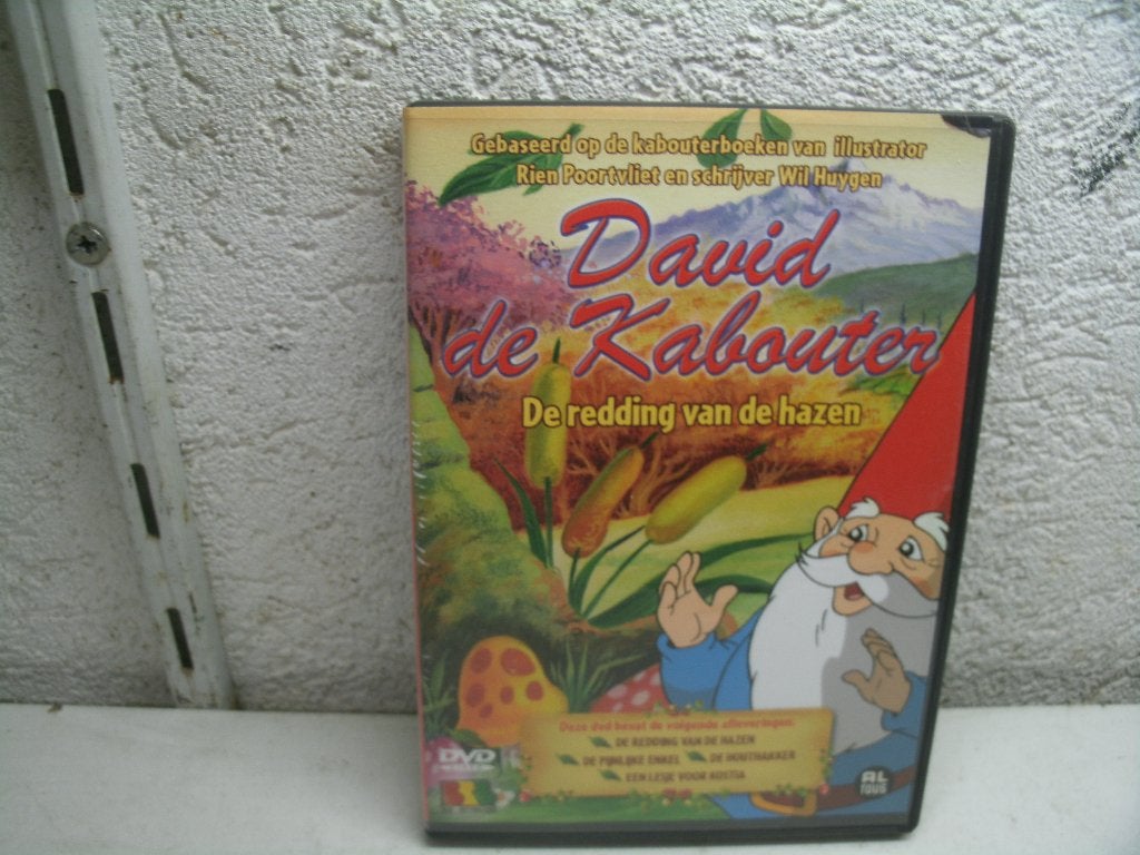 dvd 281k david de kabouter de redding van de hazen, Alle leeftijden, Ophalen of Verzenden, Zo goed als nieuw