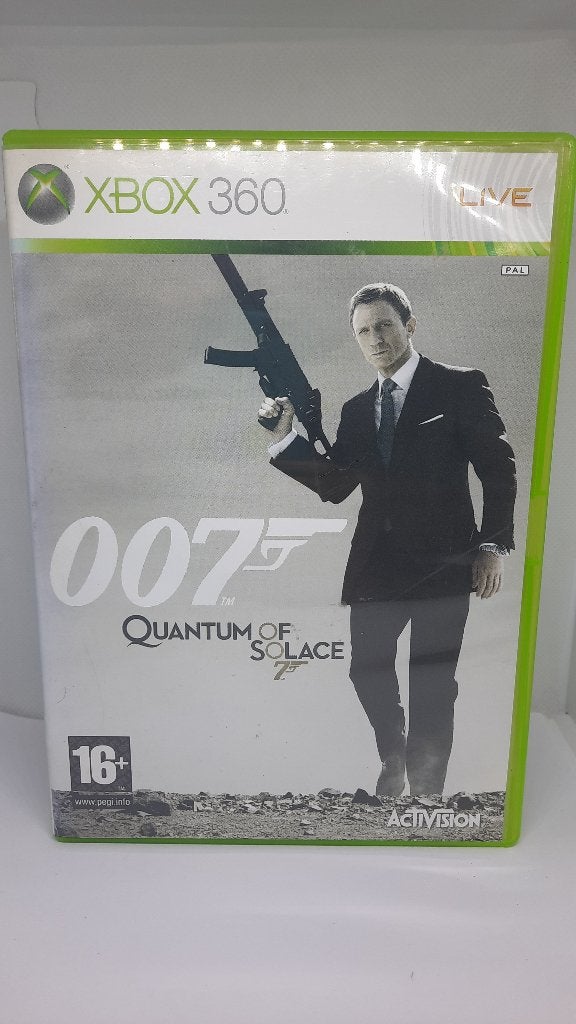 007 James Bond Quantum of Solace Xbox 360 Spel Game, Avontuur en Actie, Gebruikt, 1 speler, Eén computer