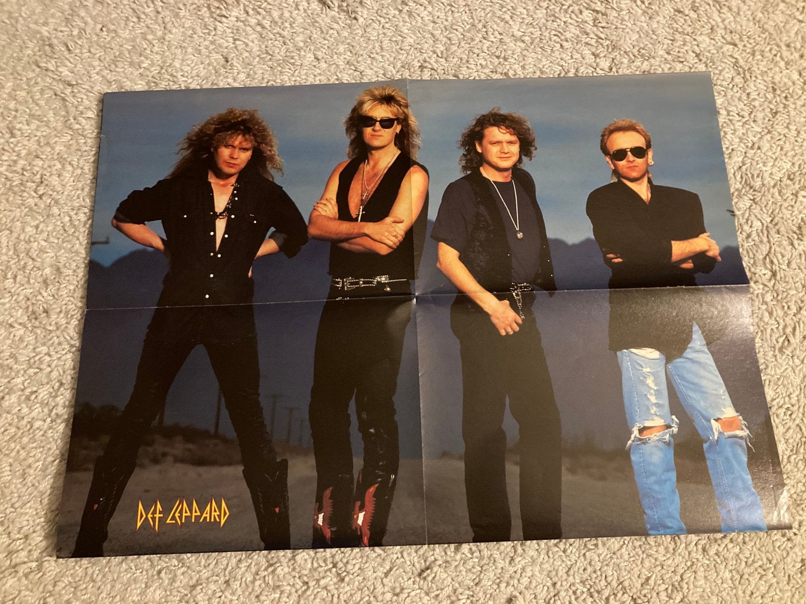 Poster A2 formaat DEF LEPPARD, Ophalen of Verzenden, A1 t/m A3