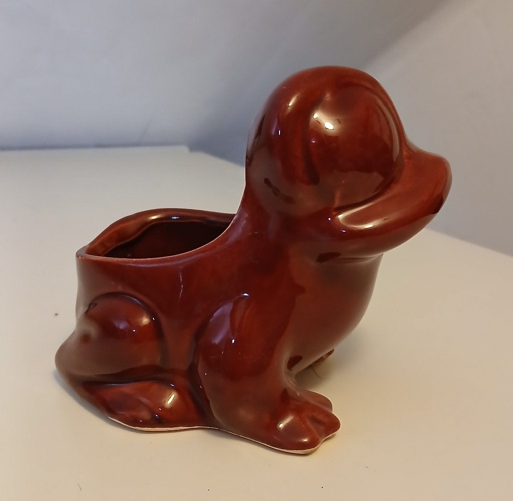 Vintage bloempot, Ophalen, Gebruikt, Rond, Binnen