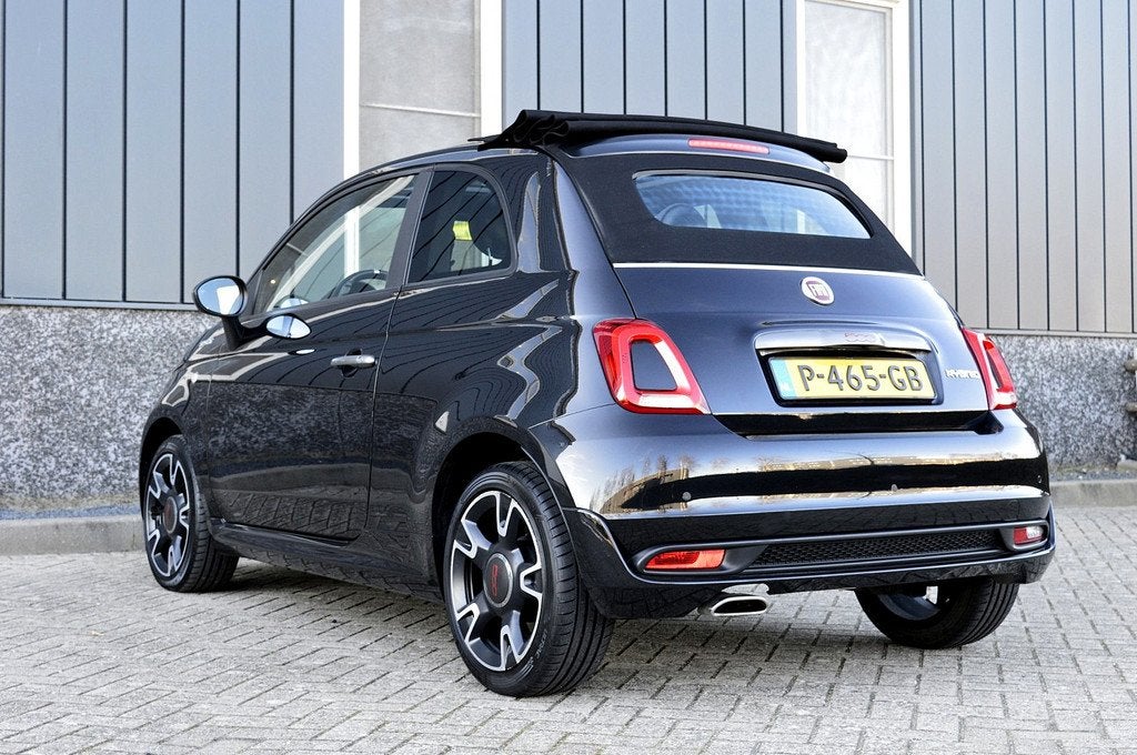 Fiat 500 1.0 Hybrid Sport Rijklaarprijs-Garantie Navigatie L, Auto's, Fiat, 12 maanden, 4 stoelen, Leder en Stof, Origineel Nederlands