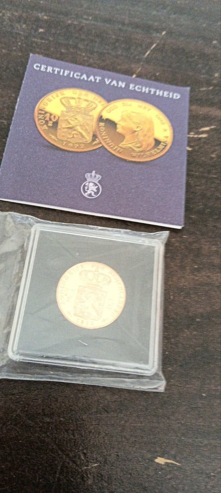 Officiële Herdenkingsuitgifte Wilhelmina 10 gulden 1892, Koningin Wilhelmina, Losse munt, 10 gulden, Goud