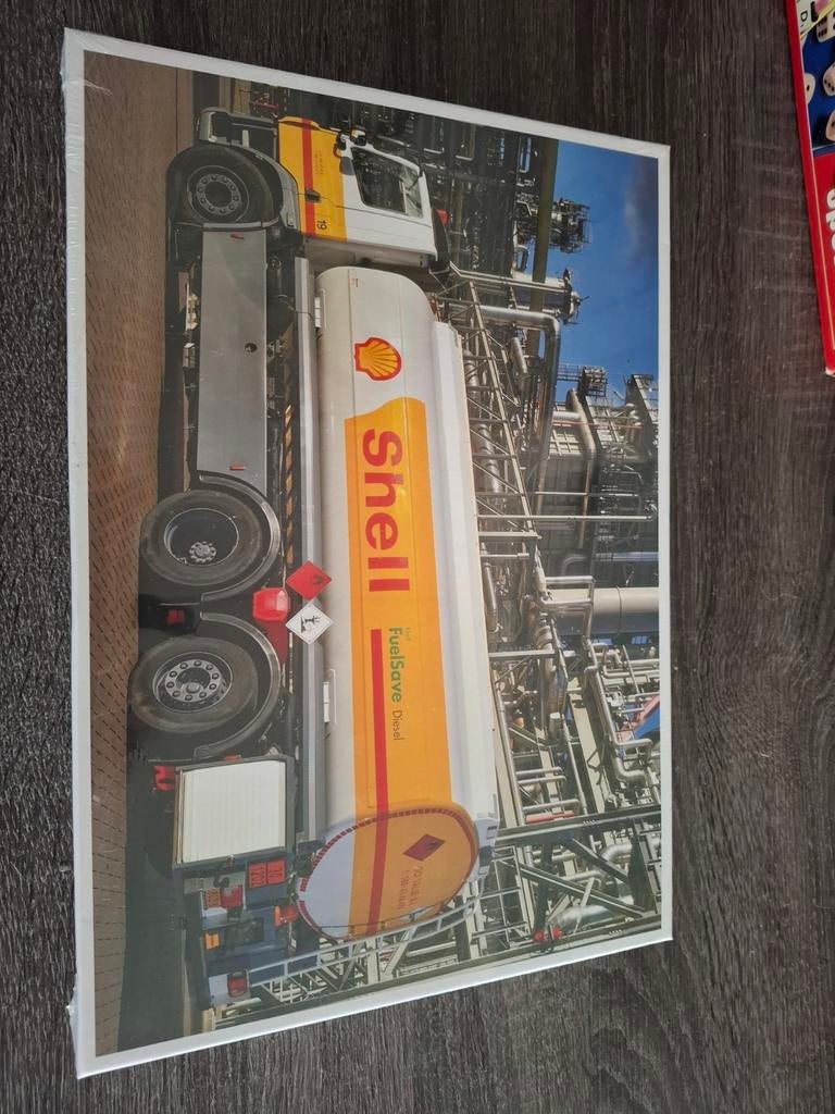 Shell tankwagen legpuzzel 1000 stukjes, Ophalen of Verzenden, 500 t/m 1500 stukjes, Nieuw, Legpuzzel