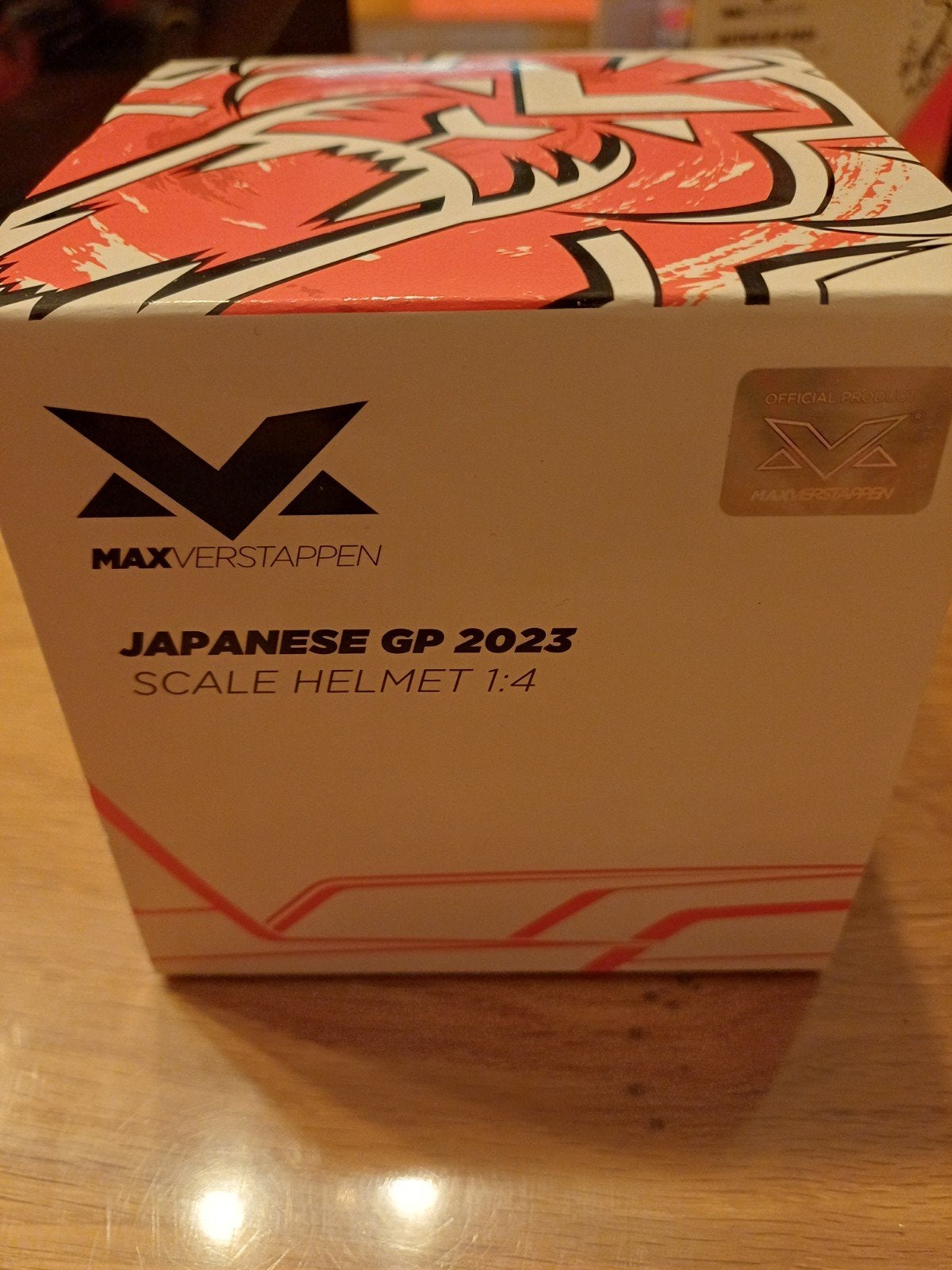 Schaalmodel Helm Max Verstappen Japanse GP 2023 1:4, Ophalen of Verzenden, Nieuw, Formule 1