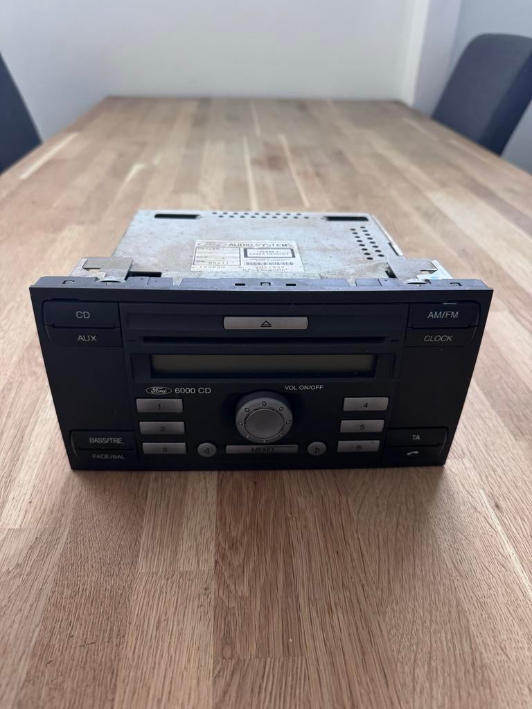 Originele Ford 6000 CD Radio Transit Focus C-Max, Auto diversen, Ophalen, Gebruikt