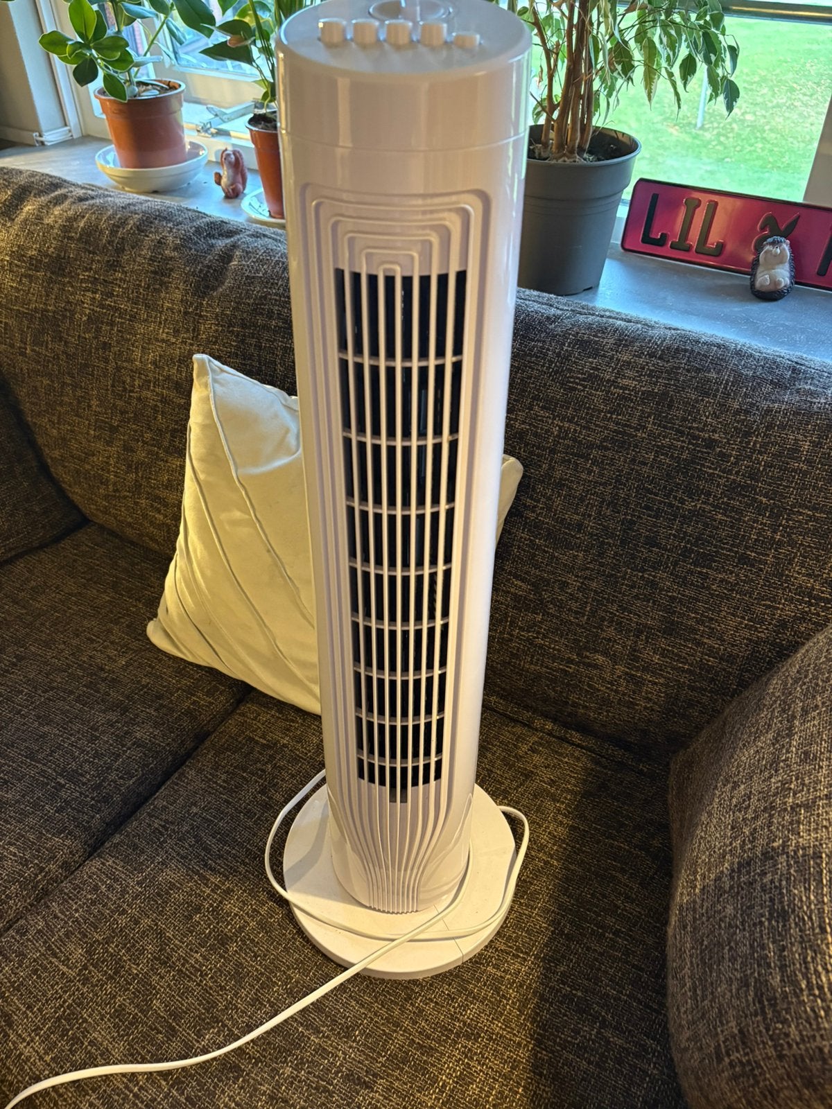 Toren ventilator - ZGAN, Witgoed en Apparatuur, Ventilatoren, Ophalen, Zo goed als nieuw, Torenventilator