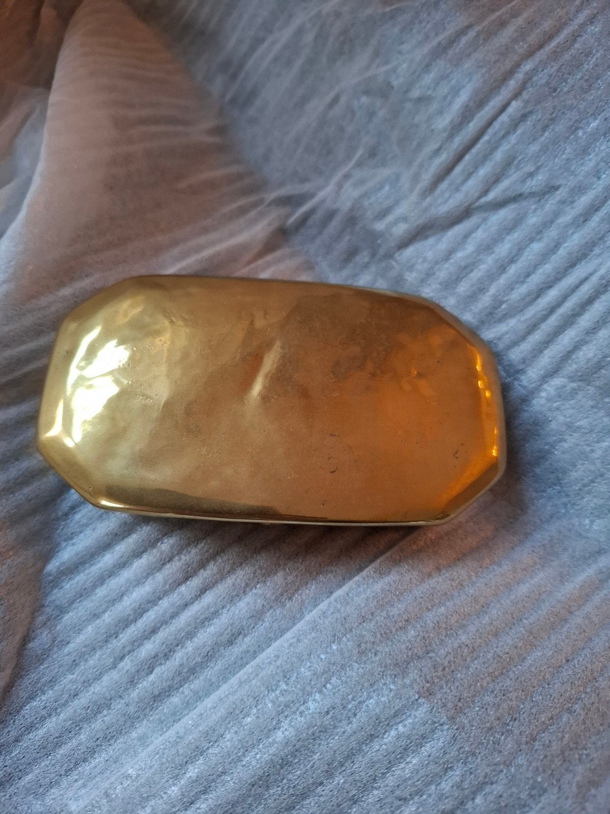 Koperen tabaksdoos, Antiek en Kunst, Ophalen of Verzenden, Koper