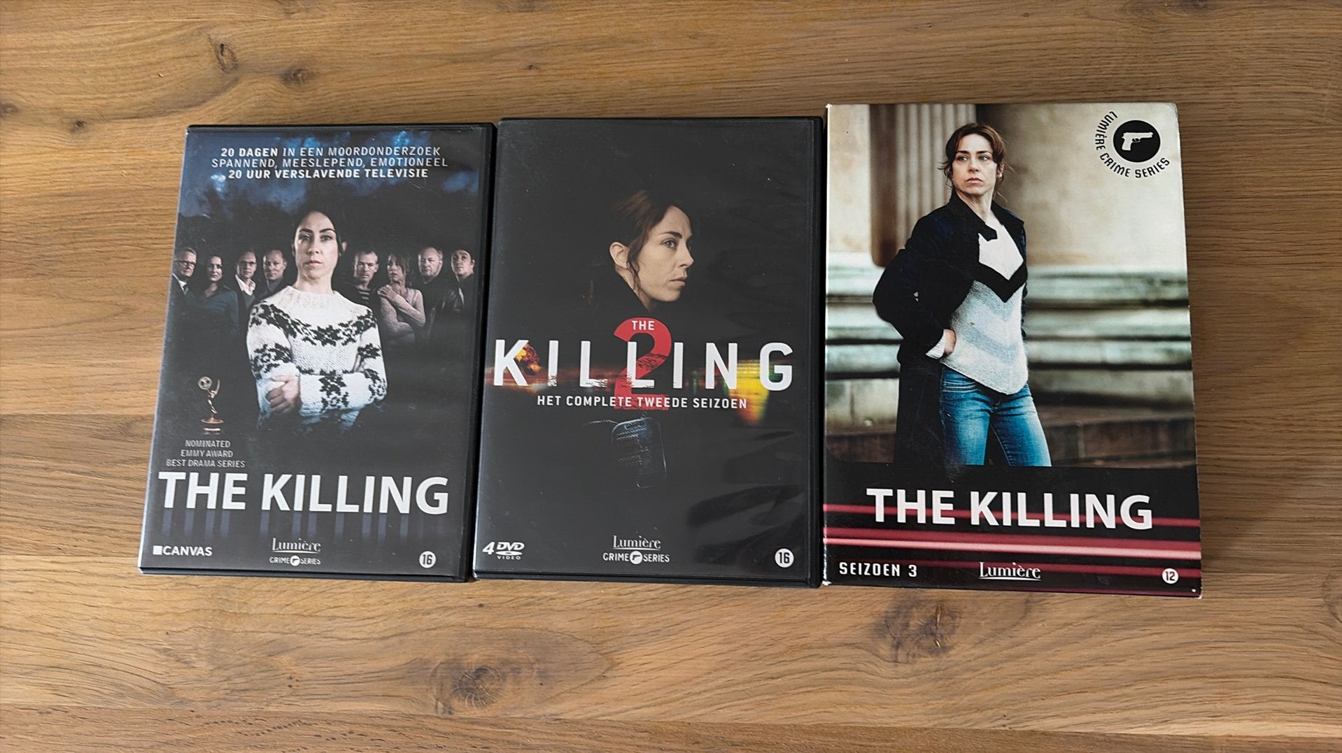 The Killing seizoen 1, 2 en 3, Vanaf 12 jaar, Ophalen of Verzenden, Zo goed als nieuw, Thriller