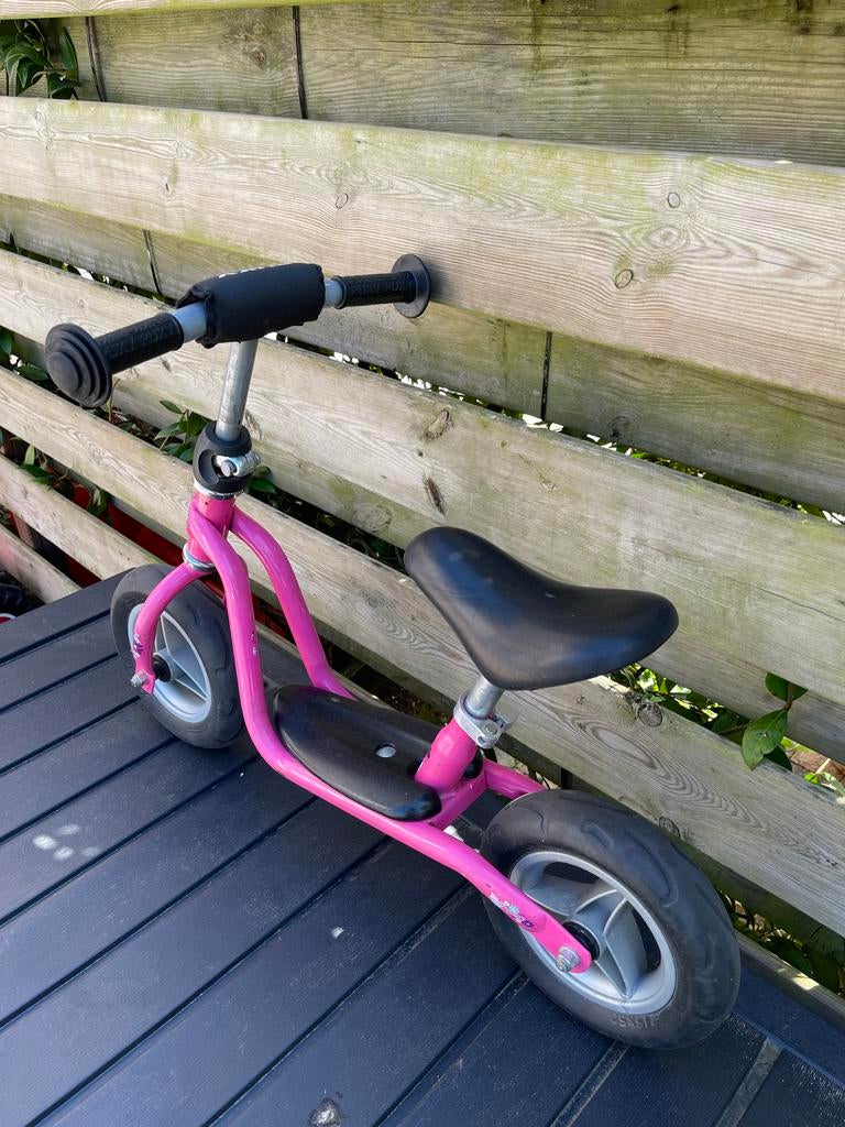 Roze Puky loopfiets, ideaal voor de eerste stapjes, Ophalen of Verzenden, Gebruikt, Loopfiets