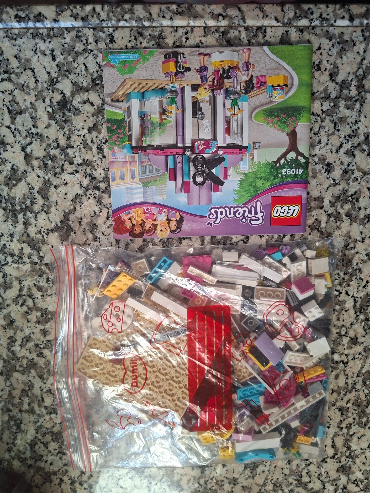 Lego Friends Kapsalon van Heartlake City (41093), Gebruikt, Lego, Friends, Ophalen of Verzenden