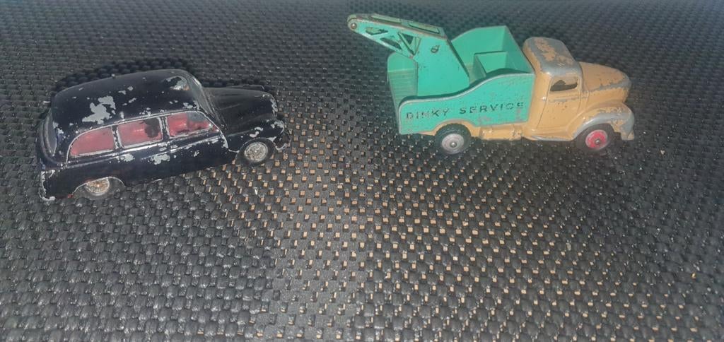 Set Vintage Modelauto’s: Dinky Toys Takelwagen & Corgi Toys, Ophalen of Verzenden