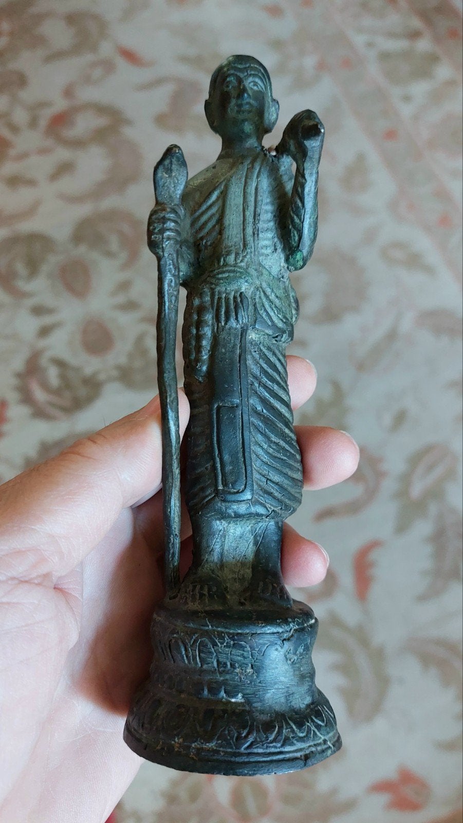 antieke Bronze beeld, Ophalen of Verzenden