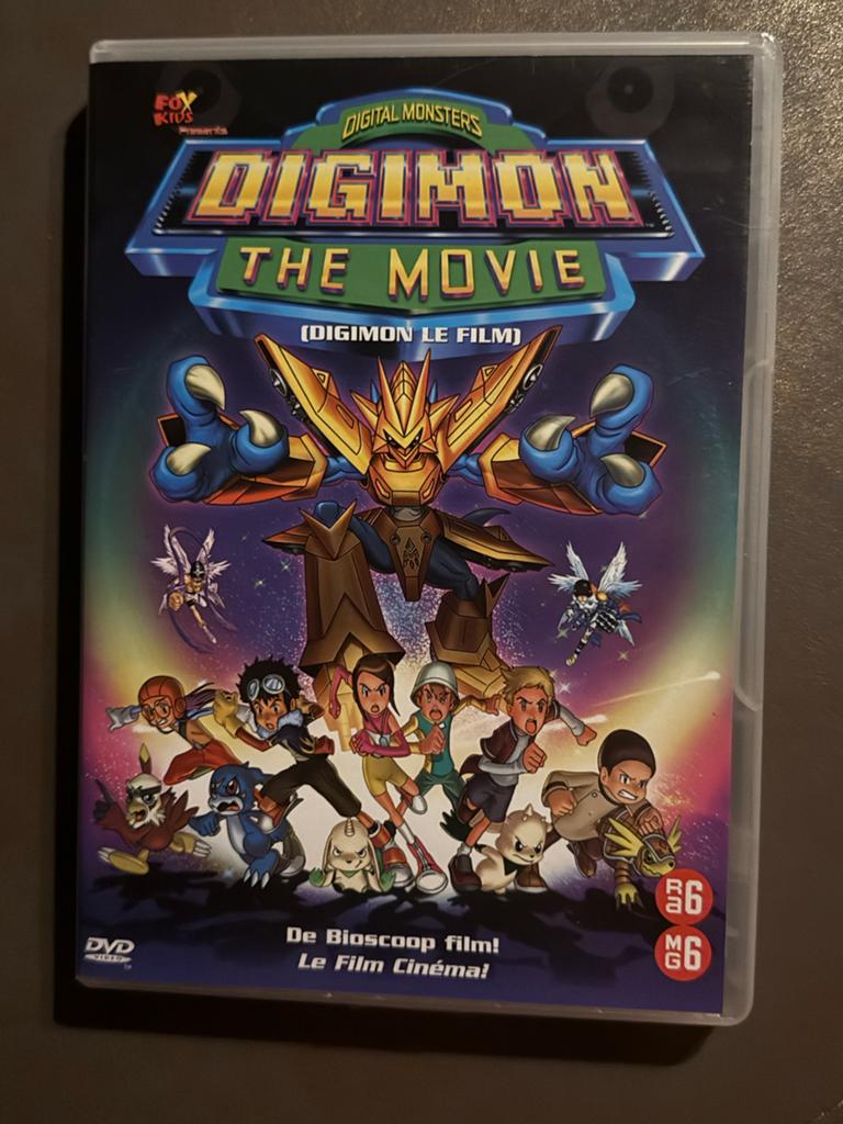 Digimon The Movie DVD - Digitale Monsters Film, Cd's en Dvd's, Gebruikt, Tekenfilm, Anime (Japans), Ophalen of Verzenden