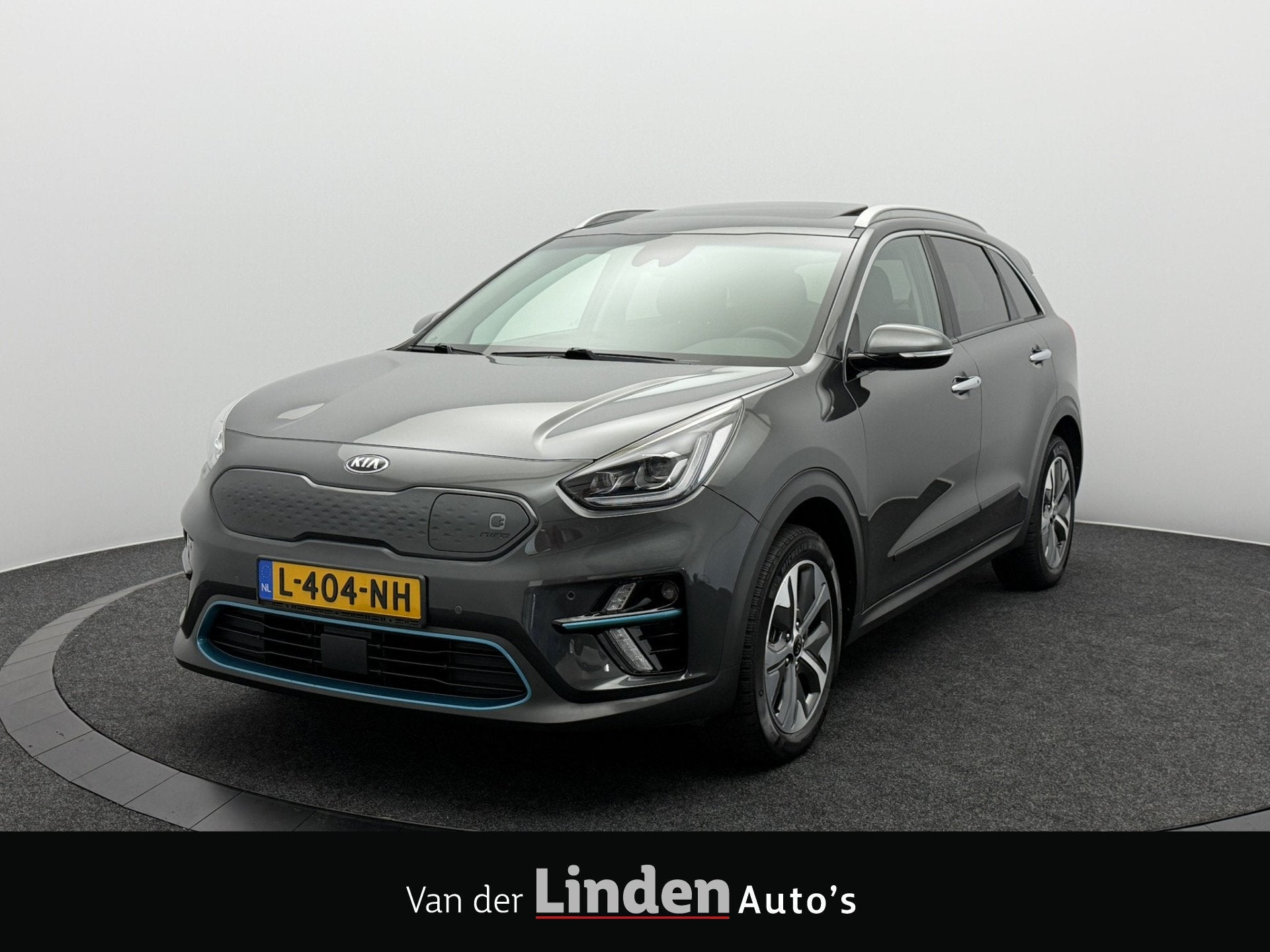 Kia e-Niro DynamicPlusLine 64 kWh SOH 96,5% | Schuif/Kanteld, Auto's, Kia, Dealer onderhouden, Gebruikt, Zwart, 1712 kg