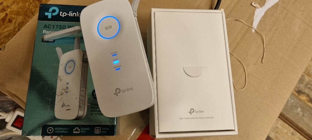 TP-Link RE450 AC1750 Wi-Fi Range Extender Dual Band, Ophalen of Verzenden, Zo goed als nieuw, Tp link
